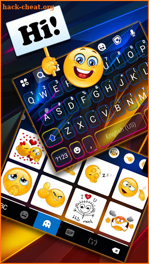 Lighting Business Keyboard Background screenshot