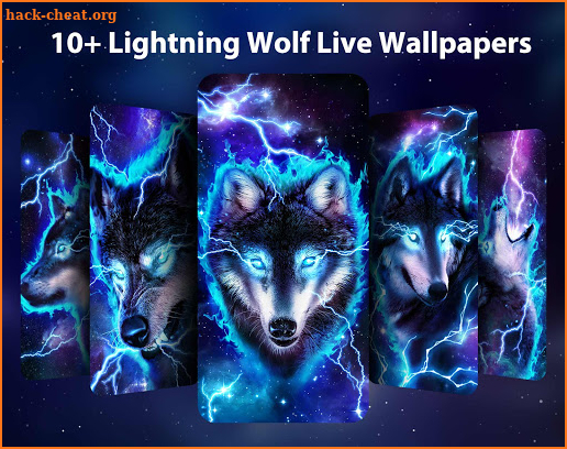 Lightning Wolf Live Wallpaper Themes screenshot