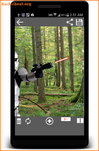 Lightsaber Photo Maker Editor screenshot