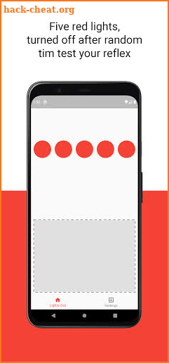 LightsOut: Reflex Test screenshot