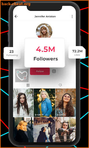 Likes and followers for tik.tok - Realfollowers screenshot