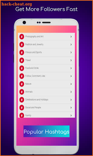 Likes For Instagram - Hashtags & followers screenshot