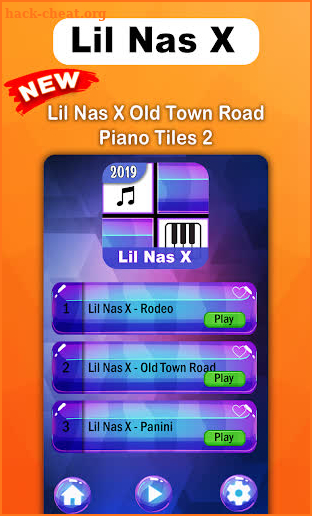 Lil Nas X Rodeo Piano Tiles 2019 screenshot