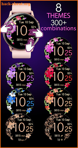 Lily Wavy Digital Watch screenshot