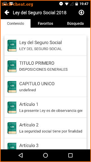 LIMSS 2019 - Ley del Seguro Social screenshot