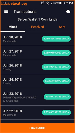 Linda - My Staking Wallet screenshot