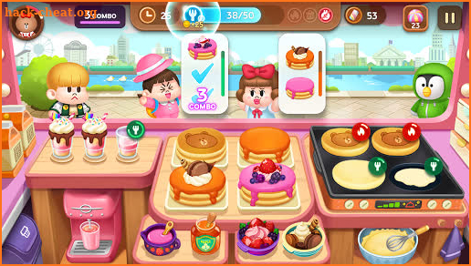 LINE CHEF A cute cooking game! screenshot