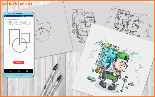 LineArt Generator Pro - ideas for drawing screenshot