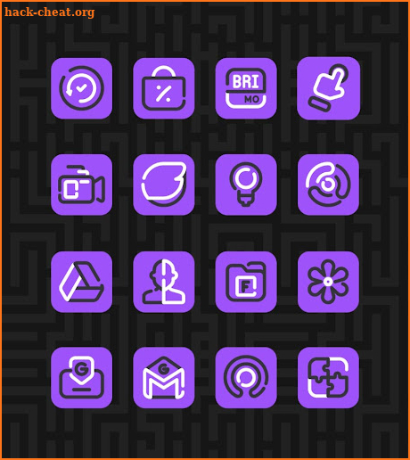 Linios Purple - Icon Pack screenshot