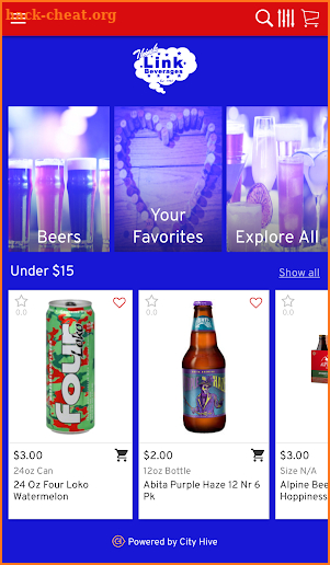 Link Beverages screenshot