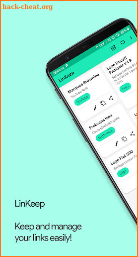 LinKeep - Keep and manage your links screenshot