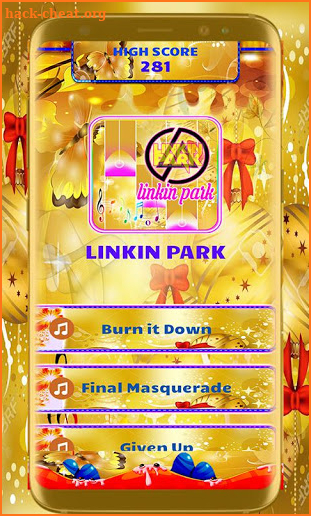 Linkin Park Piano Tile Game screenshot