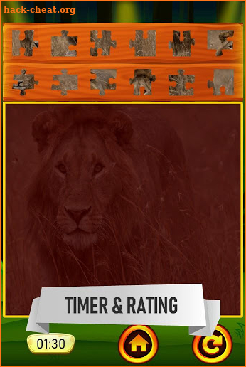 Lion Jigsaw Puzzle Game screenshot