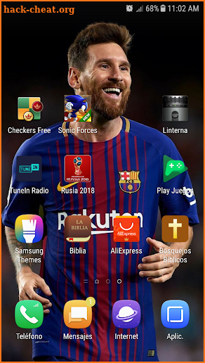 Lionel Messi Fondos screenshot