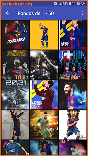 Lionel Messi Fondos screenshot