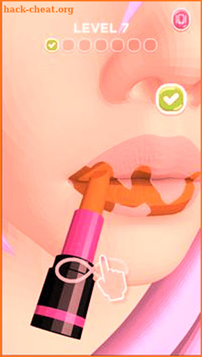 Lip Art 3D Lips Done! Satisfying - PixelArt Color screenshot