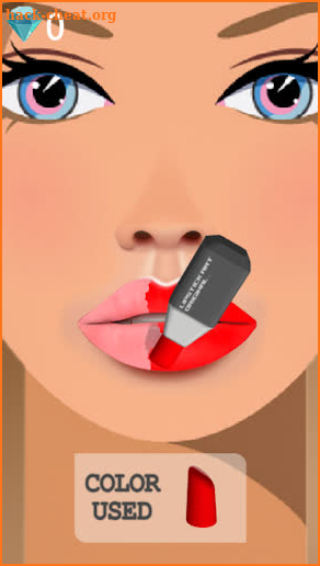 Lip Art : Game Lipstick screenshot