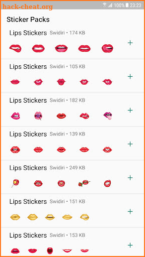 Lips Stickers for Whatsapp - WAStickerApps screenshot