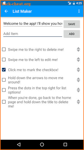 List Maker screenshot