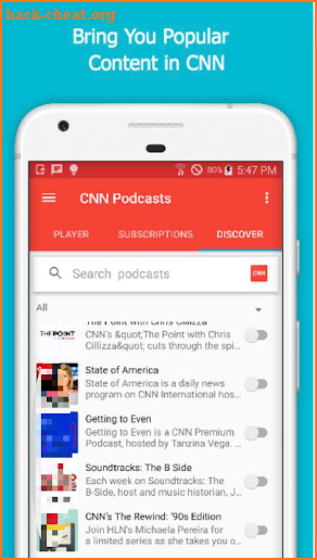 Listen to CNN Podcasts screenshot