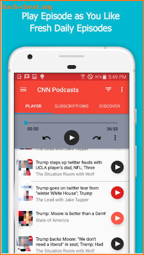 Listen to CNN Podcasts screenshot