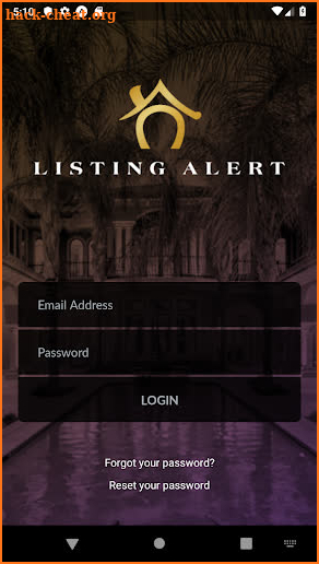 Listing Alert screenshot