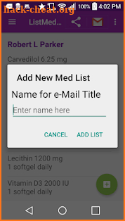 ListMeds - Plus screenshot