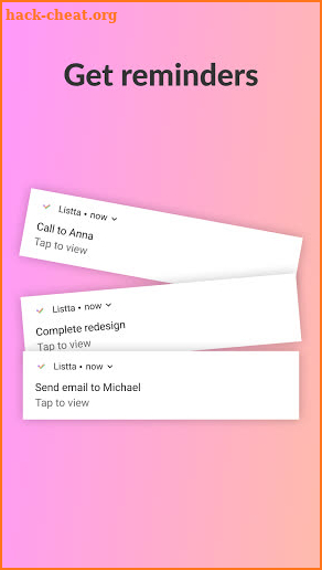 Listta: To Do List, Tasks, Daily Planner, Reminder screenshot