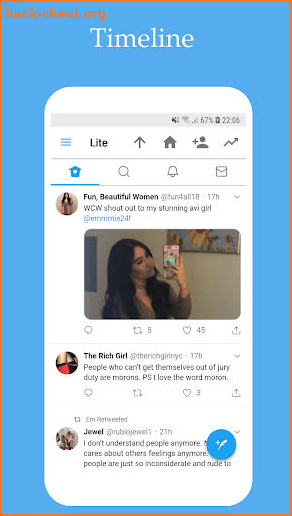 Lite & Easy using for Twitter screenshot