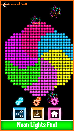 Lite Bright - Light By Numbers, Magic Screen Game screenshot