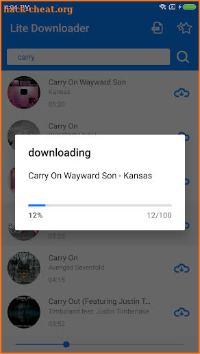 Lite Downloader & download free MP3 screenshot