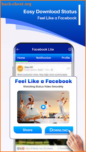 Lite for Facebook lite - lite for messenger screenshot