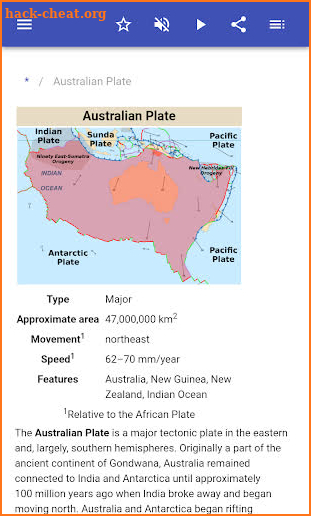 Lithospheric plates screenshot