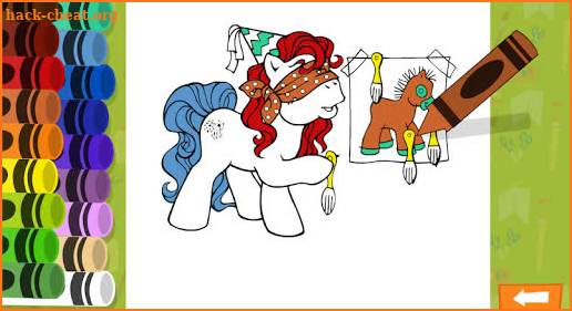 Little Coloring Books Pony Unicorn screenshot