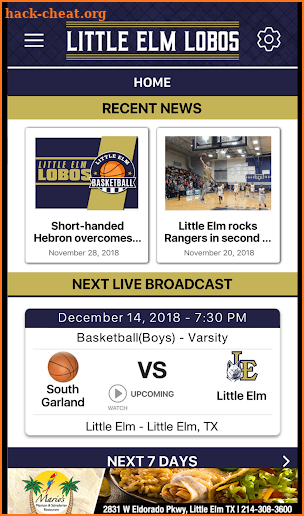 Little Elm Lobos Athletics screenshot