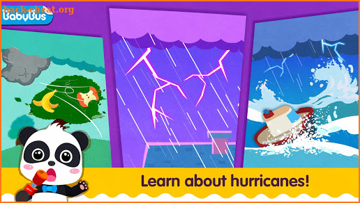 Little Panda's Weather: Hurricane screenshot