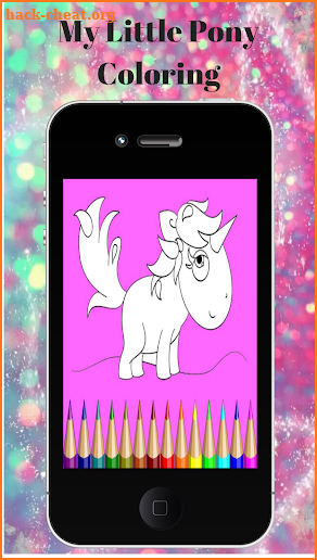 Little Pony Unicorn Coloring Book screenshot