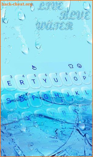 Live 3D Water Keyboard Theme screenshot