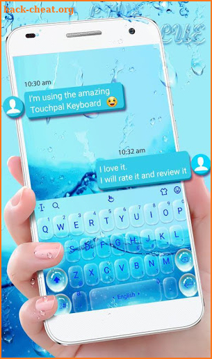 Live 3D Water Keyboard Theme screenshot