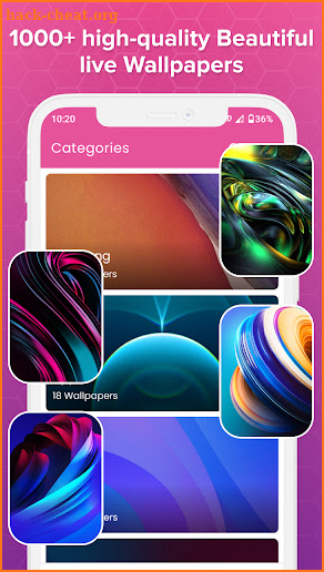 Live Backgrounds & Lockscreen - LiveWall screenshot