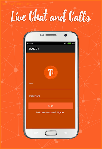 Live chat Tangoo voice calls screenshot