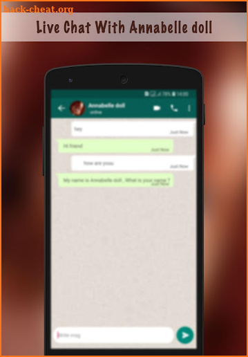 Live Chat With Annabelle doll - Prank screenshot