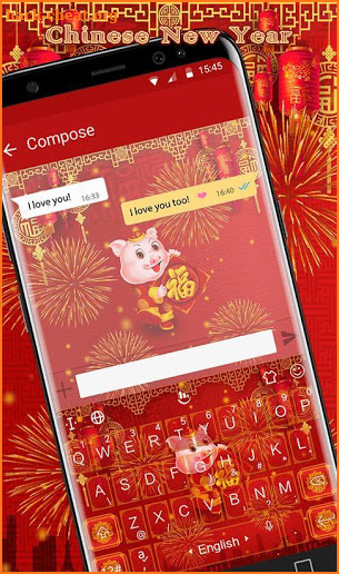 Live Chinese New Year 2019 Keyboard Theme screenshot