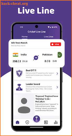 Live Cricket Live Line 2024 screenshot