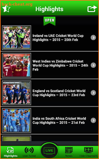 Live Cricket Matches Pro screenshot