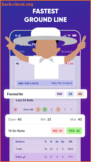 Live Cricket Score for WC 2023 screenshot