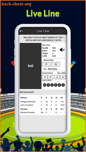 Live Cricket Score, Live Line, News screenshot