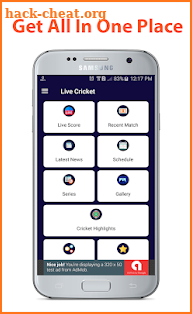 Live Cricket- Score, Schedule & News screenshot