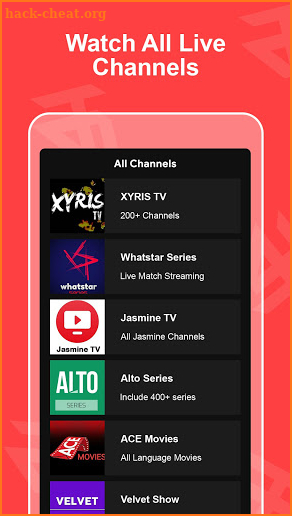 Live Cricket TV Channels - Thop TV Guide screenshot