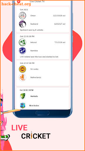 Live Cricket TV - Live Score screenshot